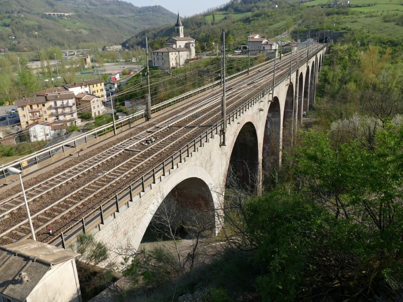 rilievo strutturale di una ferrovia eseguito da 2pigreco